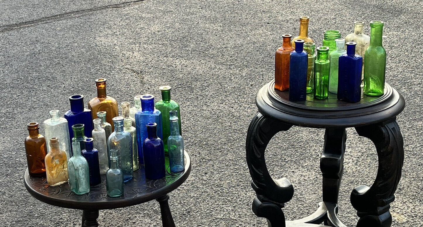 Antique Apothecary Chemists Bottles