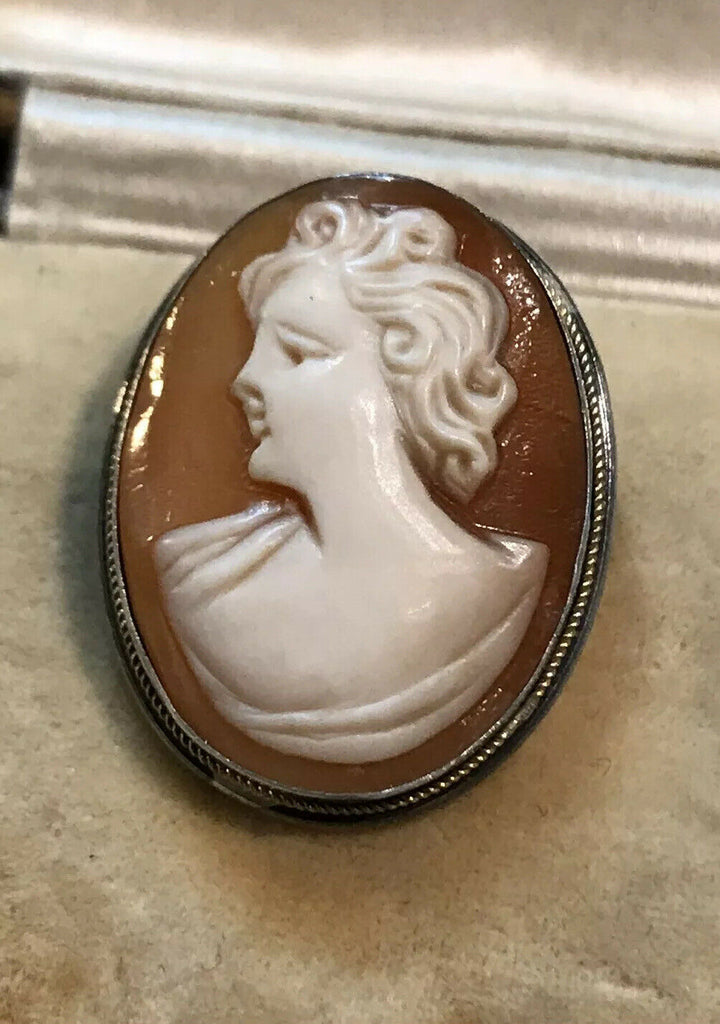 Antique Cameo Floral Pendant/Broach 2024 800 Silver