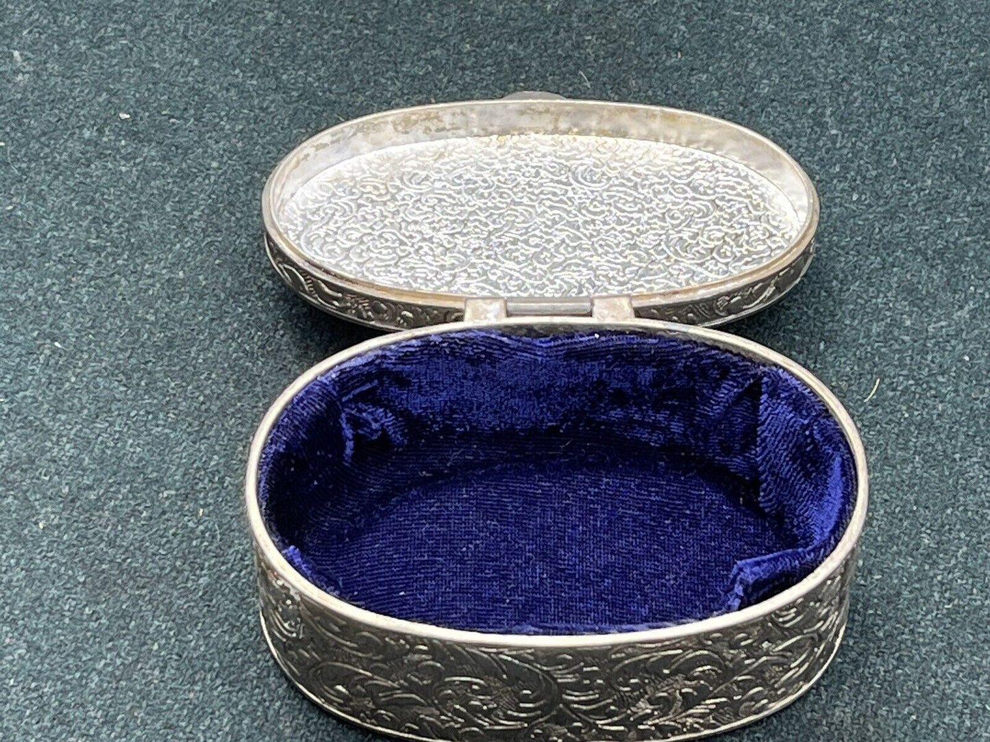 Silver Plate Trinket Box.