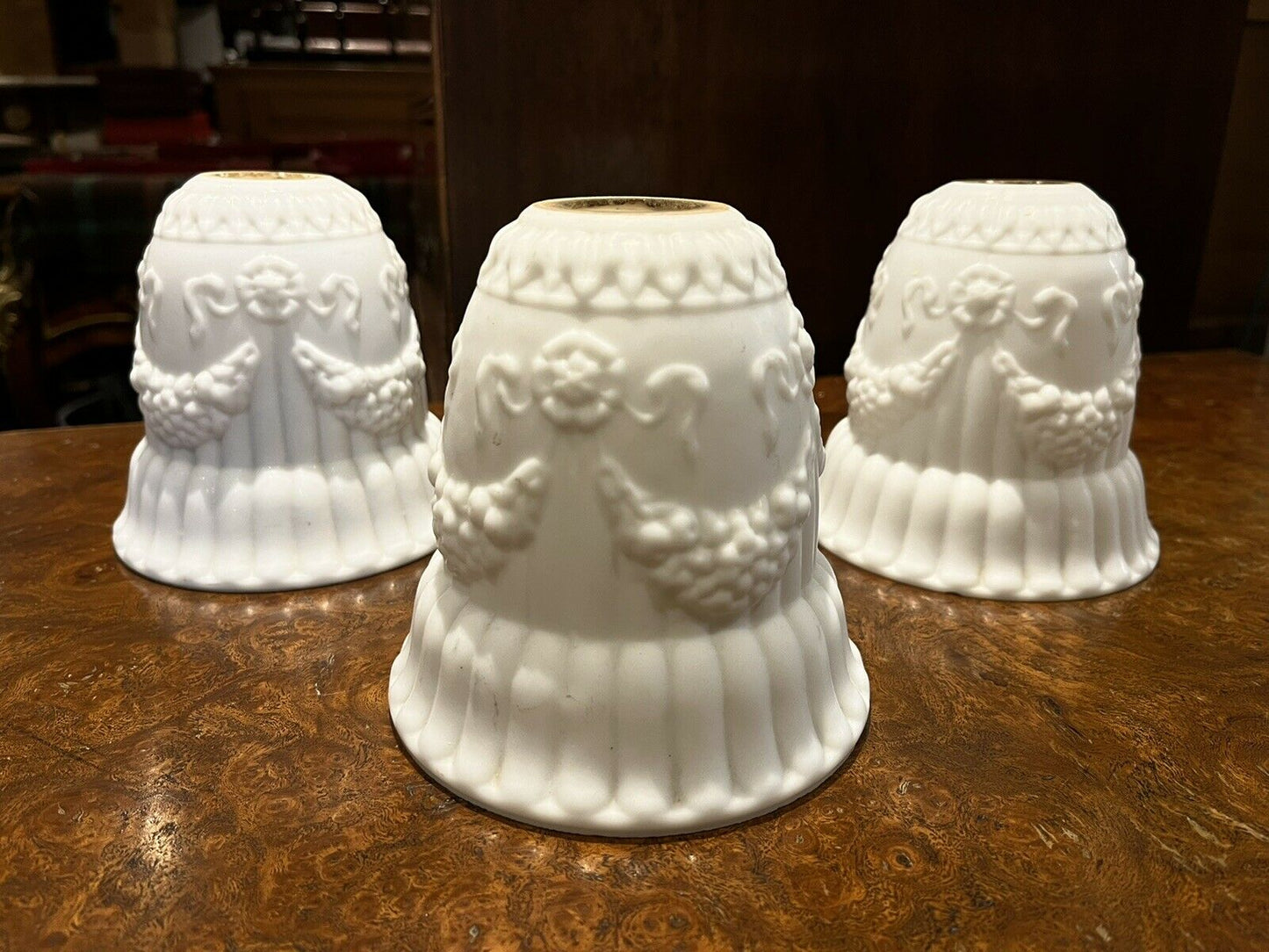 Set Of 3 Victorian Lamp Shades