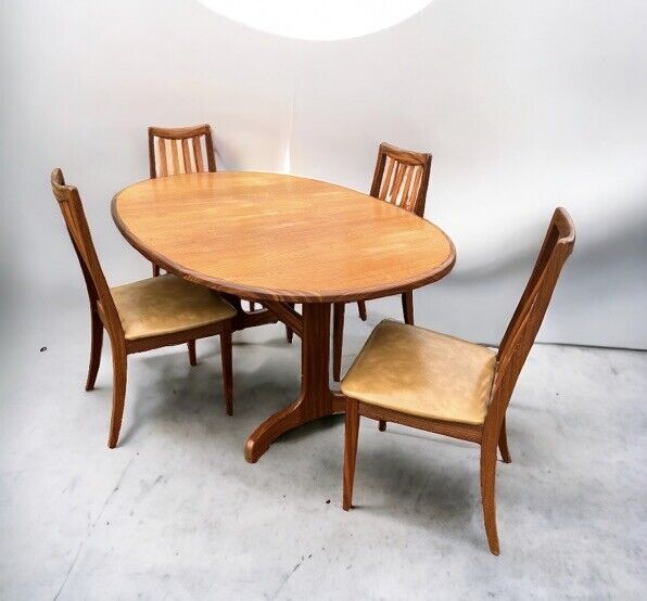 Mid Century G-Plan Extending Dining Table & Chairs