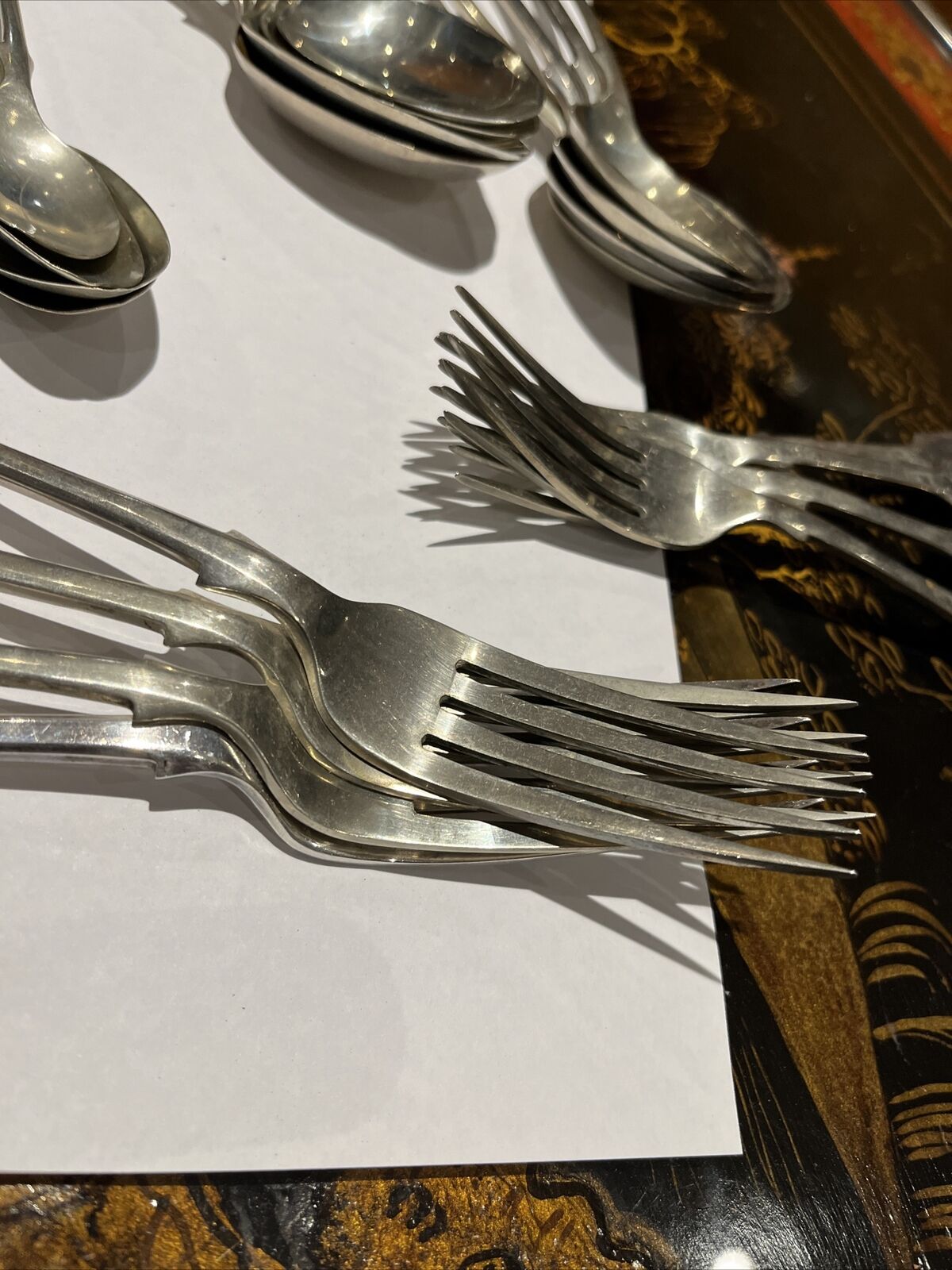 Antique Silver Plate Cutlery