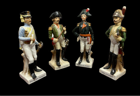 Set Of 4 French Soldiers. We Ship Worldwide.