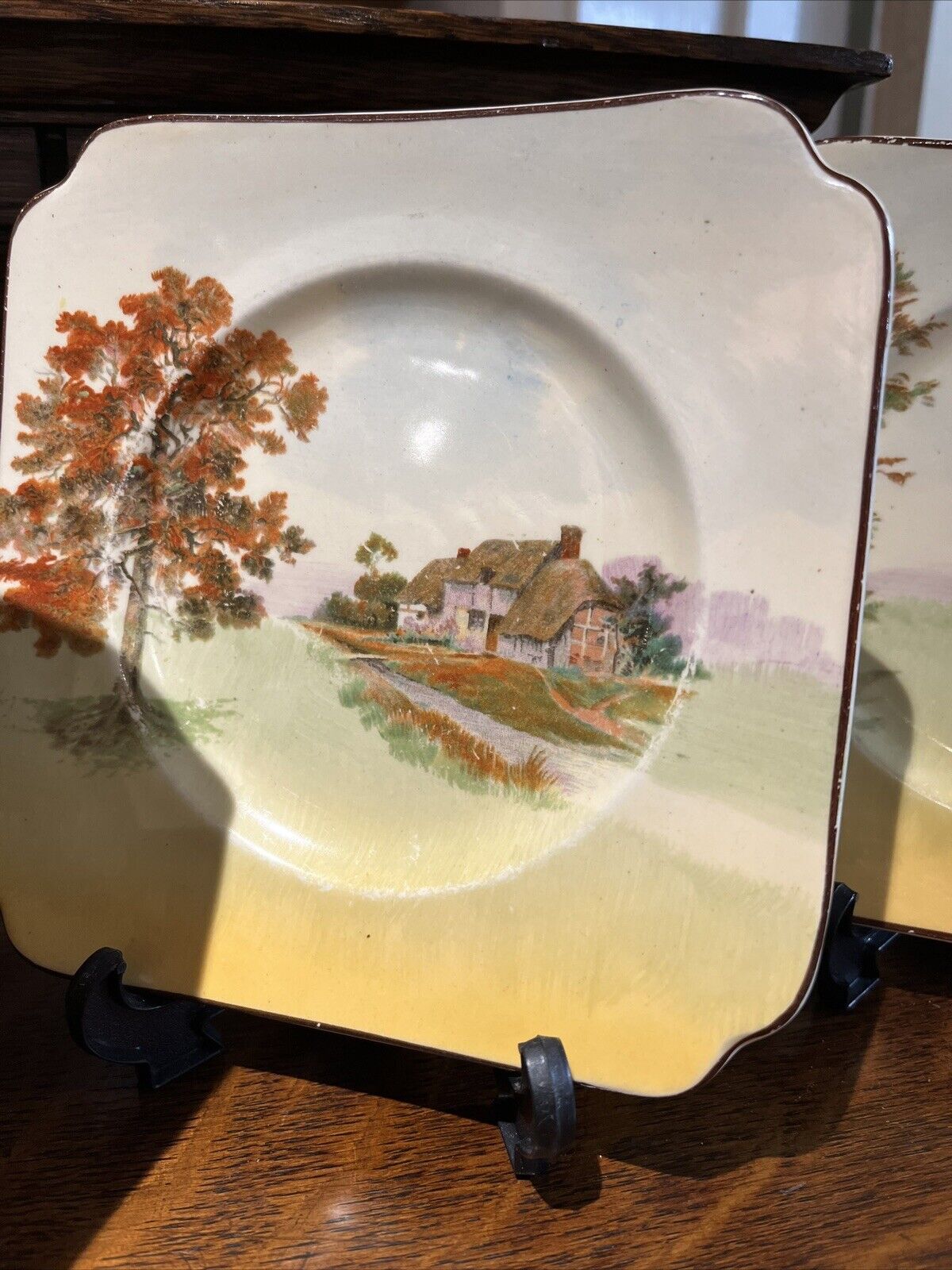 Set Of 6 Royal Doulton English Cottages Series Plates