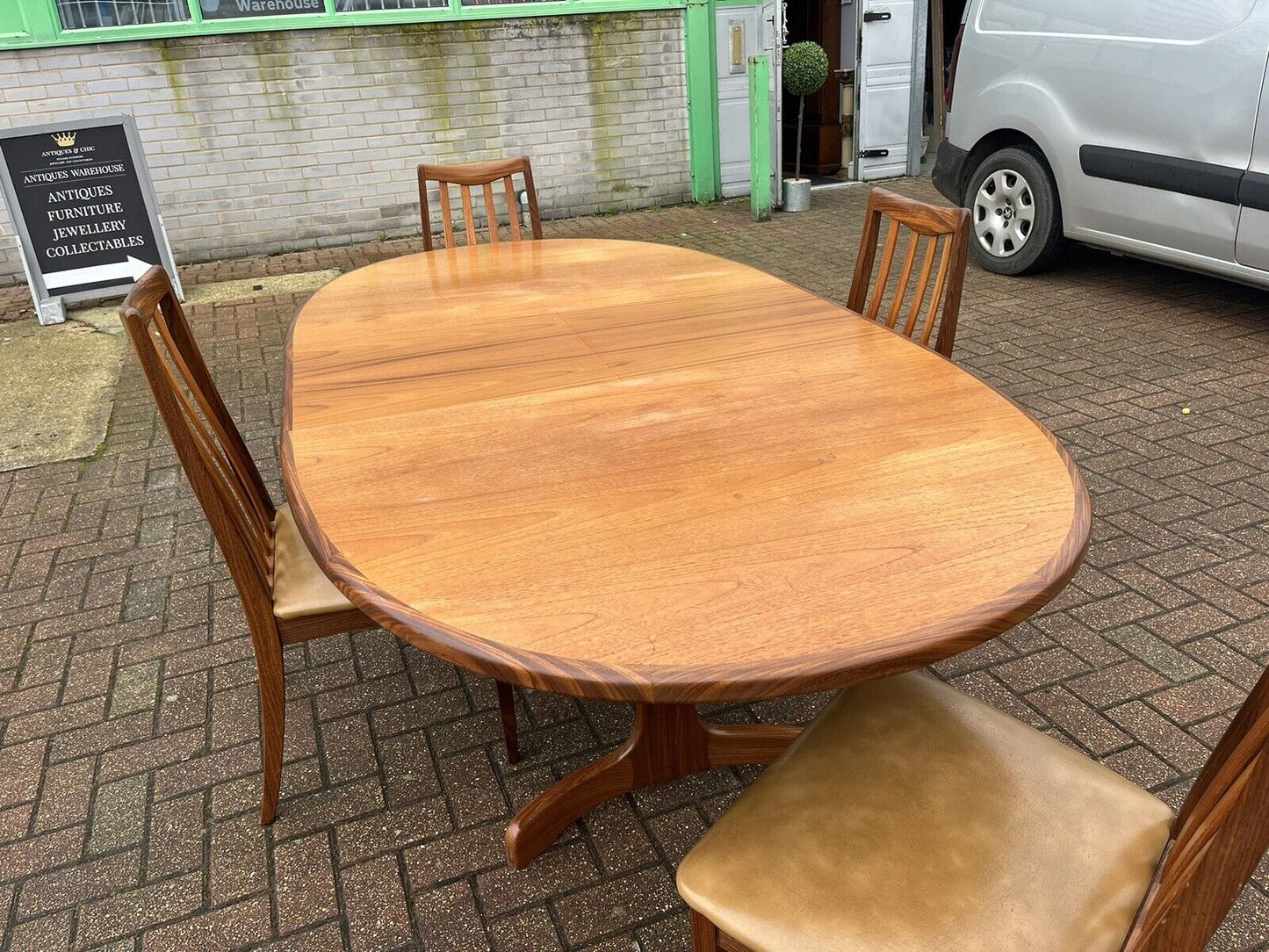 Mid Century G-Plan Extending Dining Table & Chairs