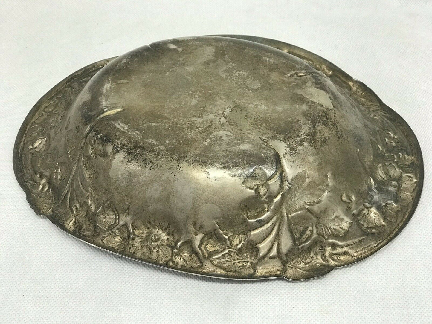 Silver Plate Grape Dish