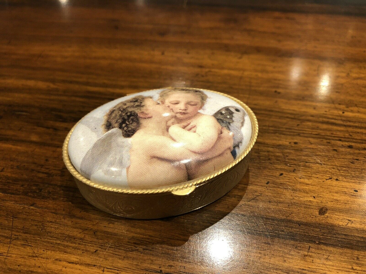 Porcelain Trinket Box.