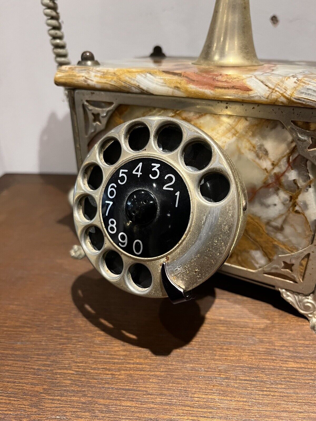 Vintage Onyx Telephone