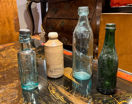 Antique R White Lemonade Bottles Collection. Post Worldwide