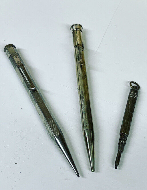 Propelling Pencils, Mordan Patent And 2 Others