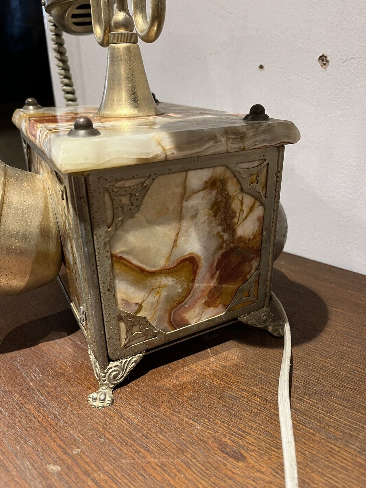 Vintage Onyx Telephone