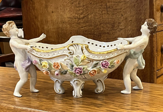 Porcelain Centrepiece, Fruit Bowl.