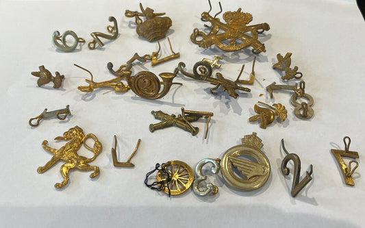 Various Military Badges And Insignia