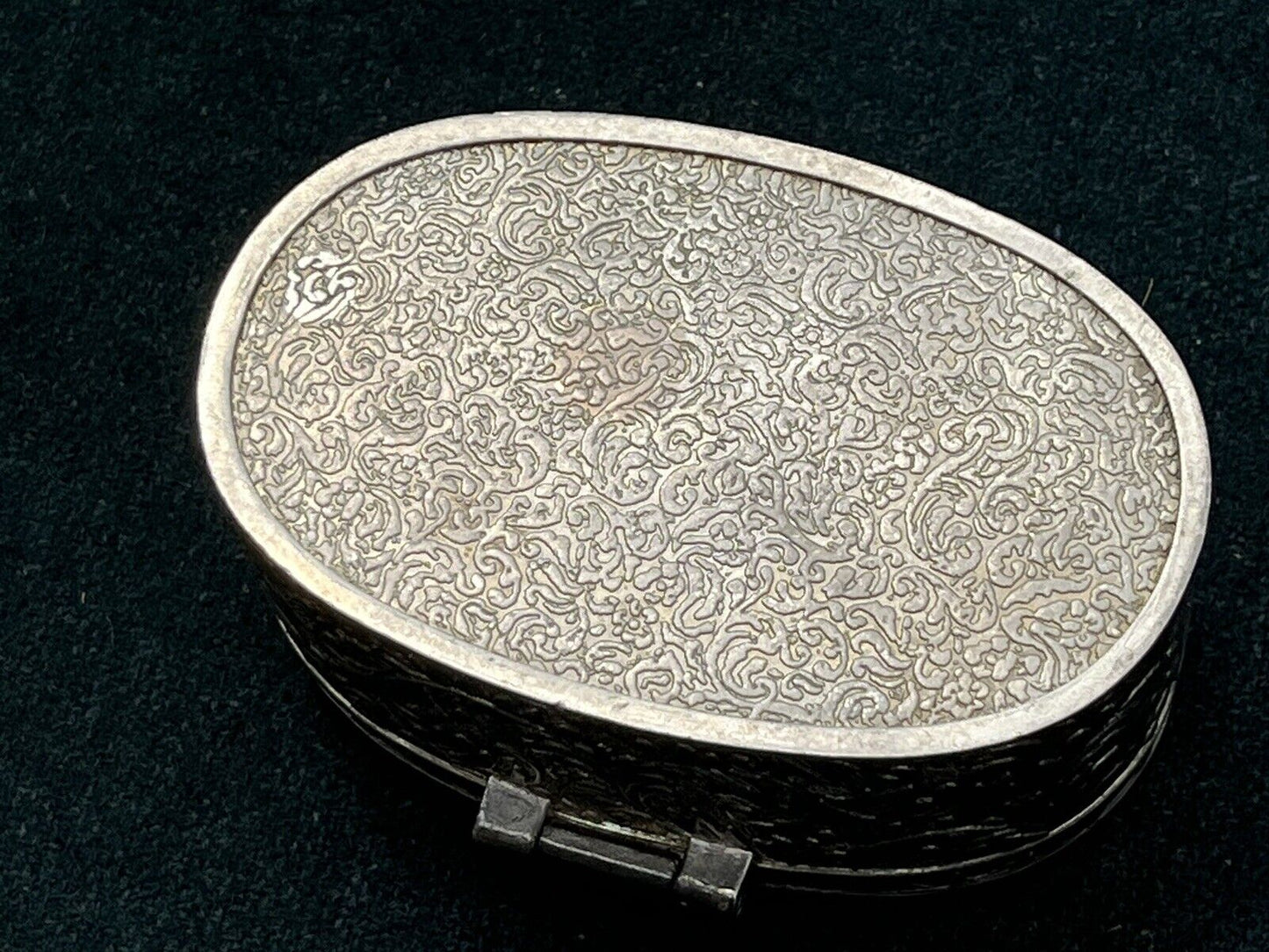 Silver Plate Trinket Box.