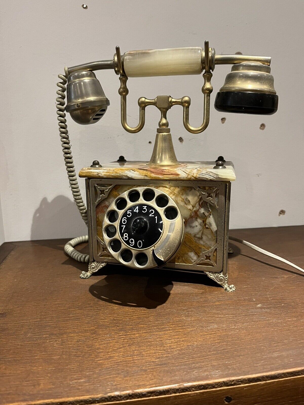 Vintage Onyx Telephone