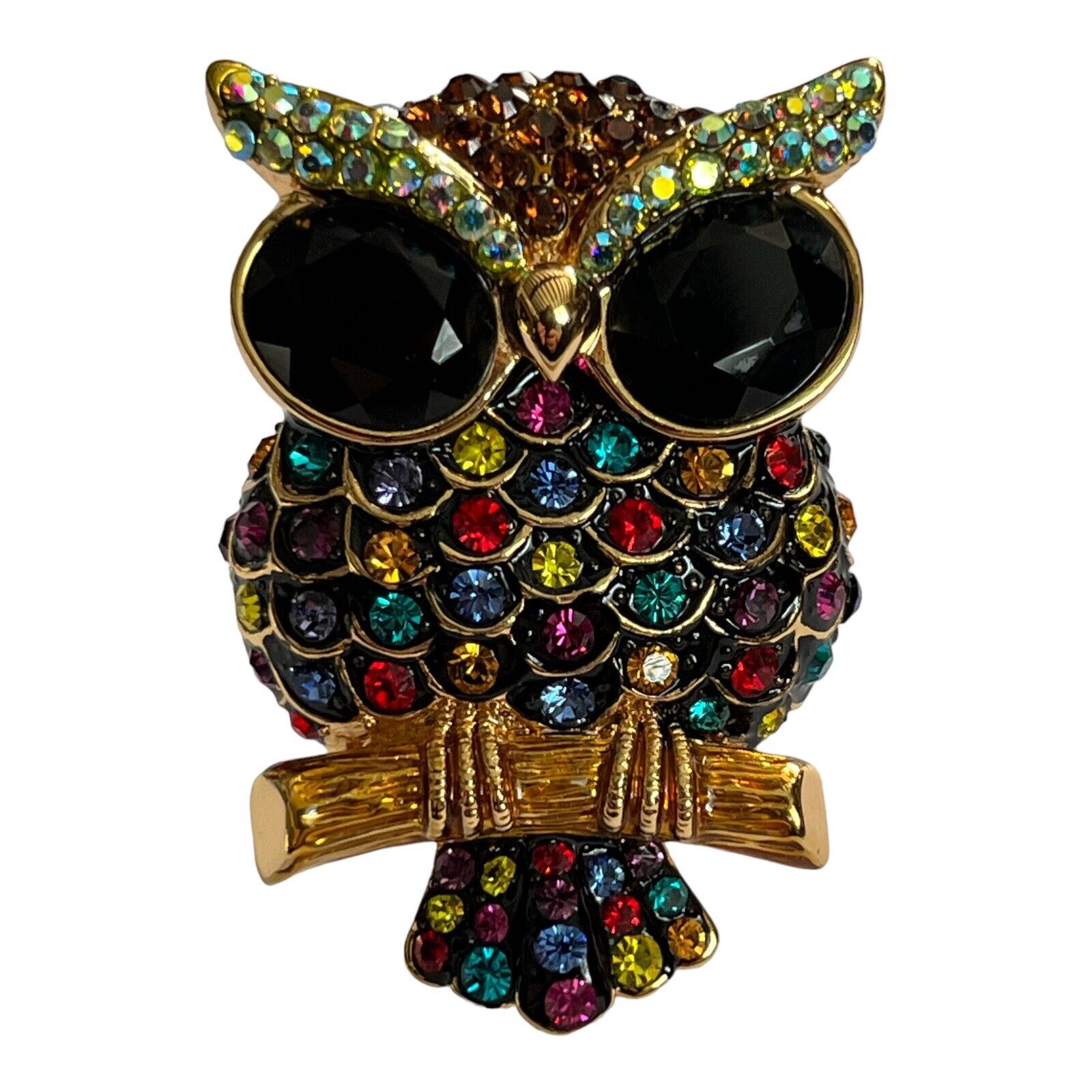 Butler and wilson hot sale owl brooch