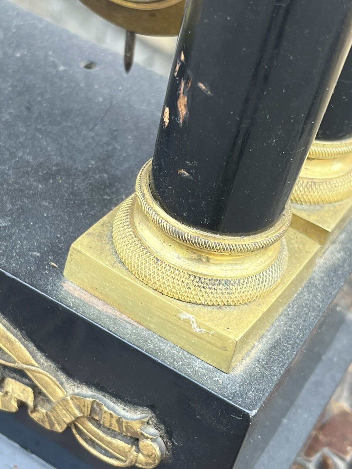 Victorian French Boulle Clock. Chines On A Bell