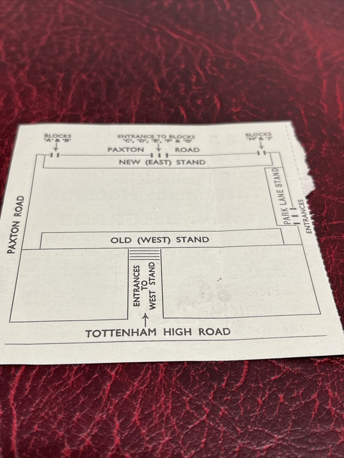 Tottenham Hotspur V O F K Belgrade Semi Final European Cup Ticket