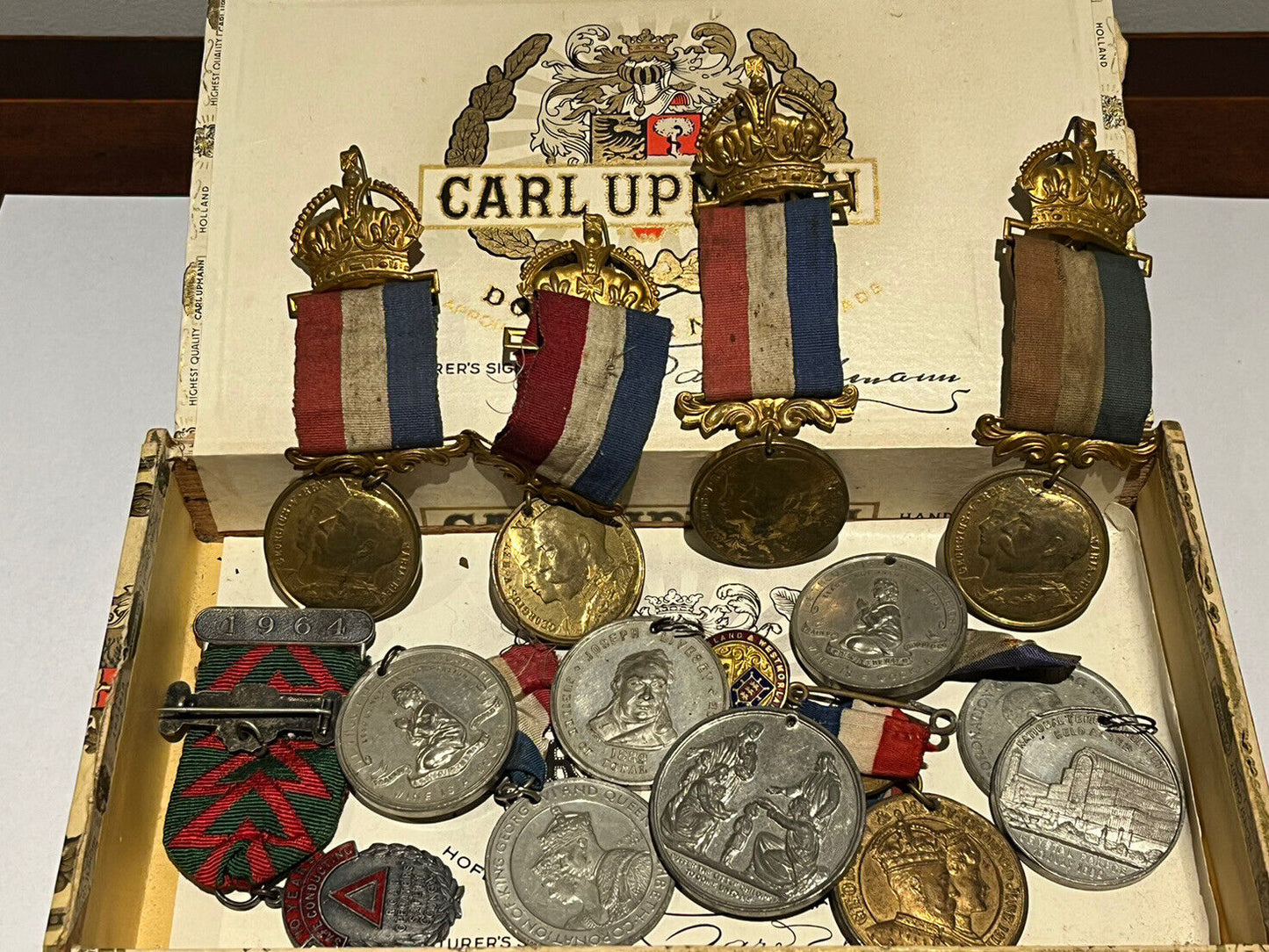 Box Of Coronation Medals