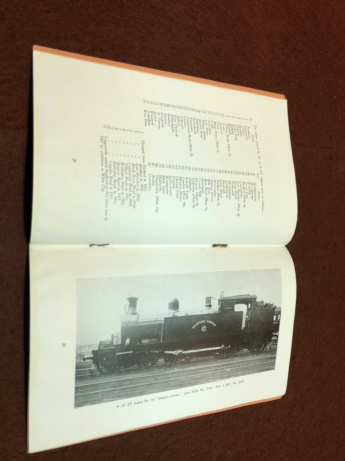 London Tilbury & Southend LOCOMOTIVES Trains Booklet