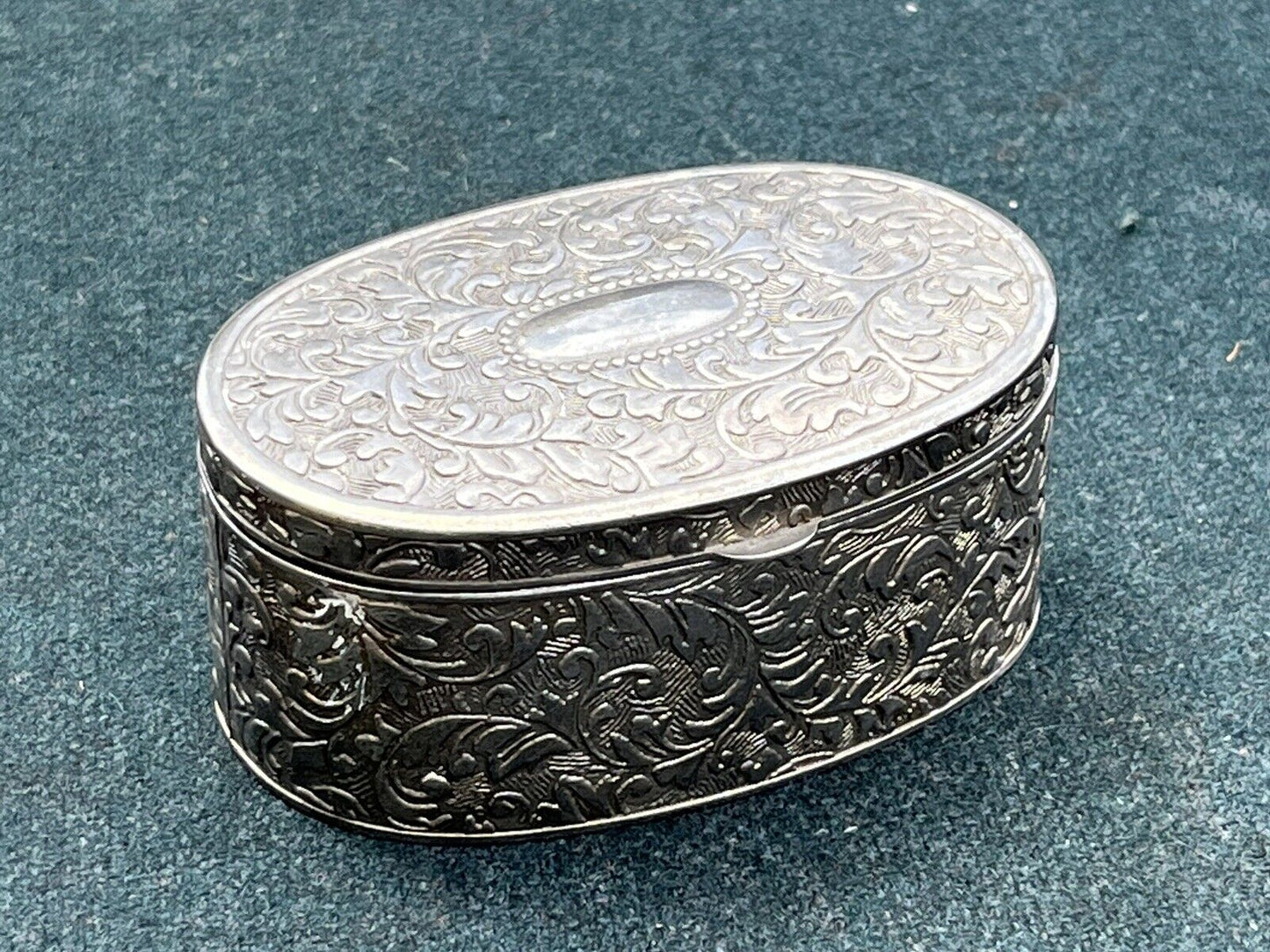 Silver Plate Trinket Box.