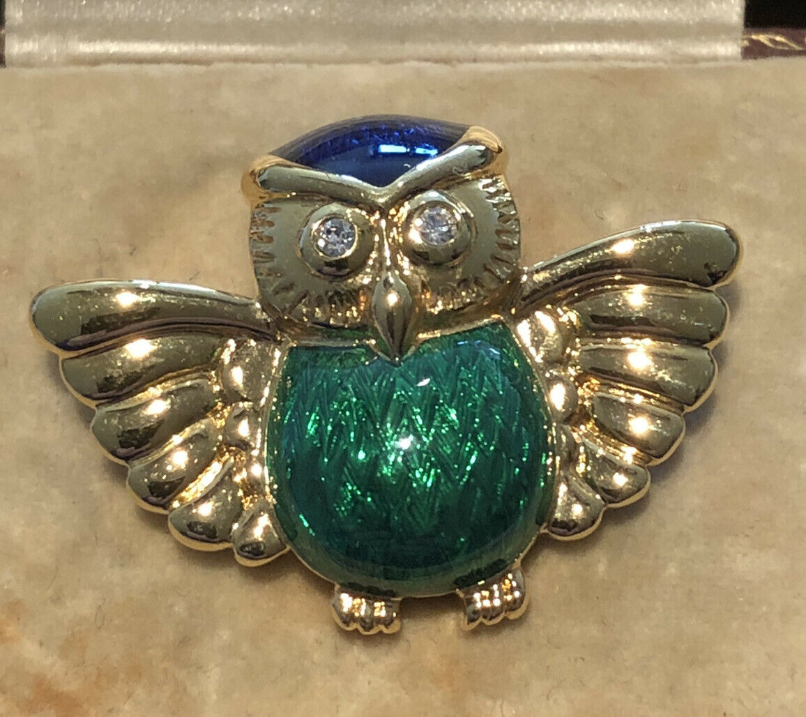 Owl brooch sale