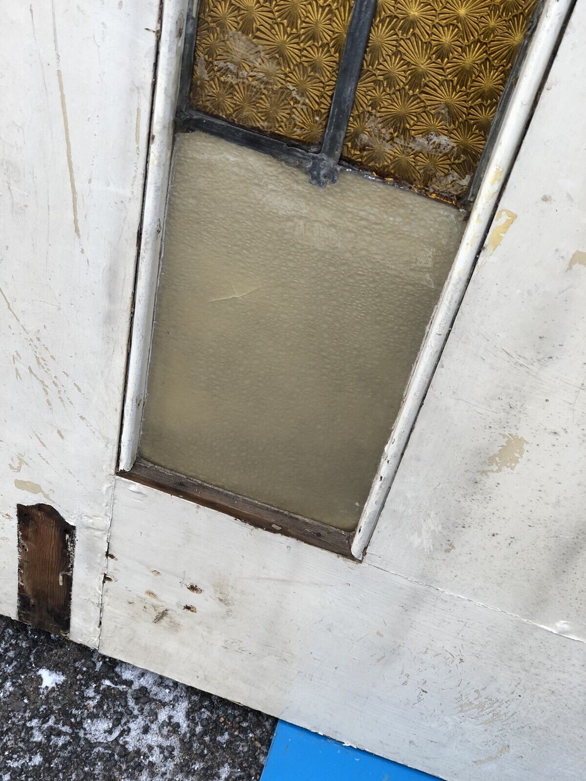 Edwardian Front Door With All Original Fittings And Glass