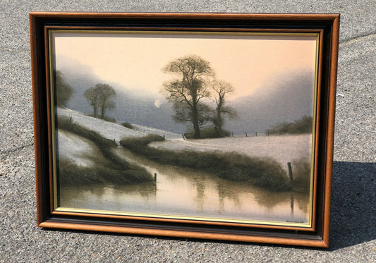 Michael John Hill. Framed, Signed, Dated.